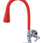 2163 C80 Torneira Parede Com Tubo Gourmet Vermelho Max P/ Fil