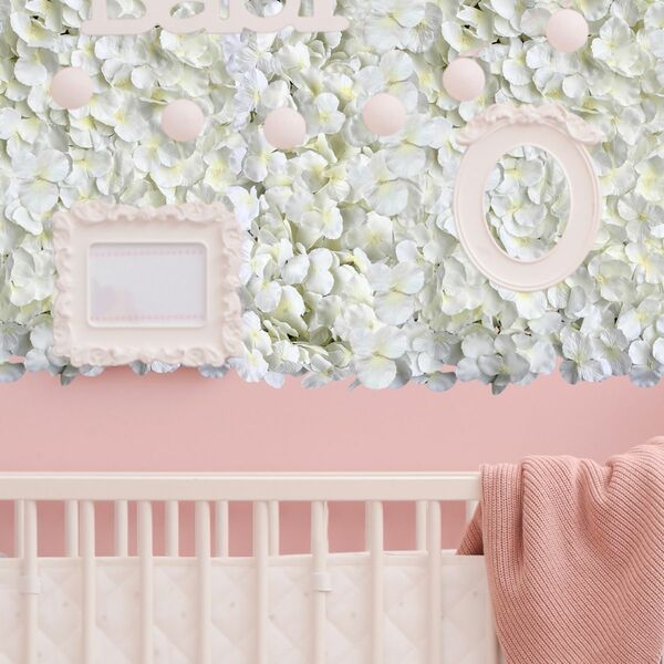 21 Painéis Decorativos com Flores Artificiais 60x40cm Fundo C