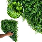 21 Placas De Folhas Artificiais Para Muro Verde Decoração Dur