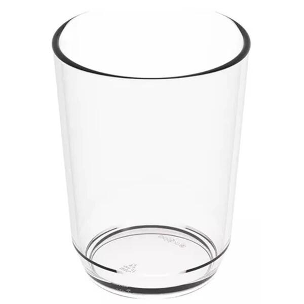 24 Copos Escolares De Plástico Transparente 500ml Crippa Para