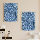 24 Painel com Flores Artificiais 60x40cm Estilo Natural para