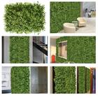 24 Placas Artificiais 60x40 Com Folhagens Mistas Verdes Para