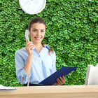 24 Placas De Folhagens Artificiais Trevo De 4 Folhas Linha Pr