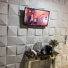 24 Placas Revestimento 3d Parede 0,5mm Cozinha 50x50cm Cubos