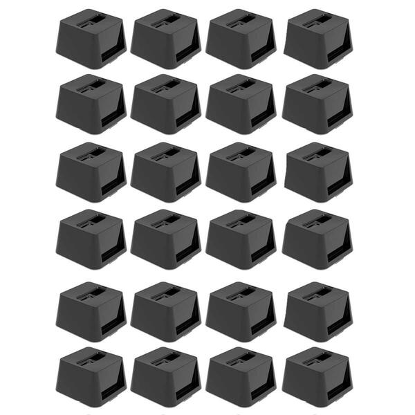 24 Porta Guardanapos Pretos Restaurante Lancheria Bar Organiz