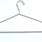 25 Cabides Adulto Cromado Com Ponteira Transparente