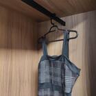 25 Cabides Com Cava Para Vestidos Alçinhas Regata Preto Lojas