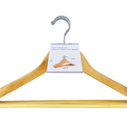 25 Cabides De Madeira Claro Marfim De Alta Qualidade