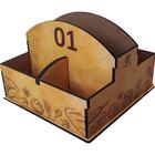 25 Porta Guardanapos E Sachês De Mesa Mdf Pães Para Padaria C