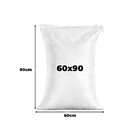 25 Saco De Ráfia Novo Para Construção 60cm X 90cm Para Entulh