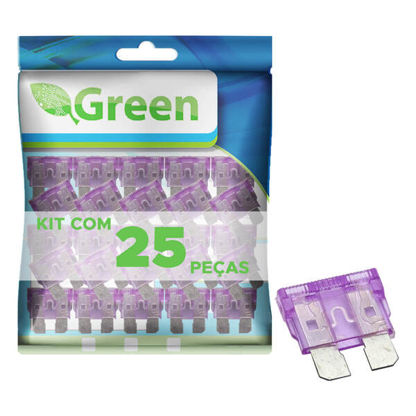25 X Fusível Automotivo Lâmina Pequeno Kit C/ 25 Peças 35amp