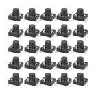 25x Chave Táctil 4 Terminais 12x12x9,5mm 180ºgraus - Kft-a06