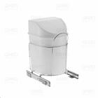 2881 Lixeira 12 Litros Deslizante Simples Cromada Schmitt