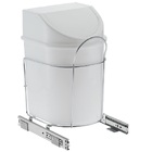 2881 Lixeira 12 Litros Deslizante Simples Cromada Schmitt