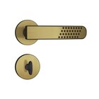 2/2 Fechadura Stam Oxidado 823/21 Roseta Redonda Para Banheiro