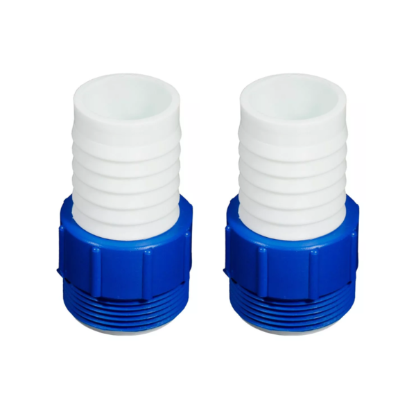 2 Adaptadores 38mm Para Mangueira De Piscina