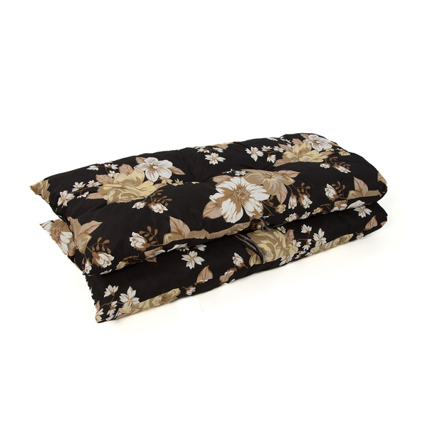 2 Almofada P/ Cadeira De Bambu Banco Varanda E Jardim