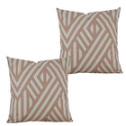 2 Almofadas Cheias Sofa Sala Impermeável Decorativa Antimofo