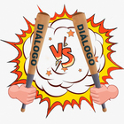 2 Almofadas Divertidas Decorativas Criativas Bastões Diálogo