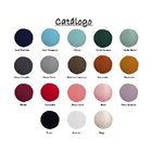 2 Almofadas Redondas Em Veludo Com Ziper Branco