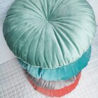 2 Almofadas Redondas Rendy Em Veludo 40 Cm Verde Menta E Rose