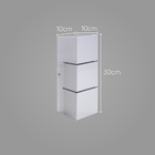 2 Arandela Focos Fachos Frisos 30cm + 4 Lâmpadas LED bulbo 12