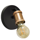 2 Arandelas Articulada Nordic Spot Preto/cobre + Lamp. A60