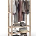 2 Araras Duplas Pinus De Madeira E Arara Simples Para Closet