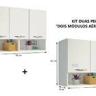 2 Armários 3 Portas Para Sala De Jantar Compacto