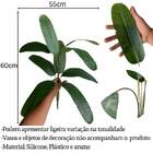 2 Árvores De Heliconia Artificial Verde - Arbusto Permanente