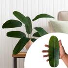 2 Árvores De Heliconia Artificial Verde - Arbusto Permanente