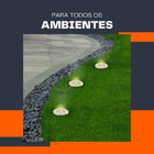 2 Balizador De Solo Led Chão Jardim 3w Embutir Blindado Piso