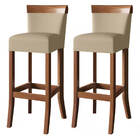 2 Banco Alto Cadeira De Balcão Restaurante Cozinha Gourmet -