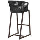 2 Banqueta Bali Em Alumínio E Corda Náutica Trama Original