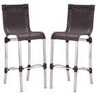 2 Banqueta Haiti Em Alumínio Balcão, Edícula E Cozinha Trama