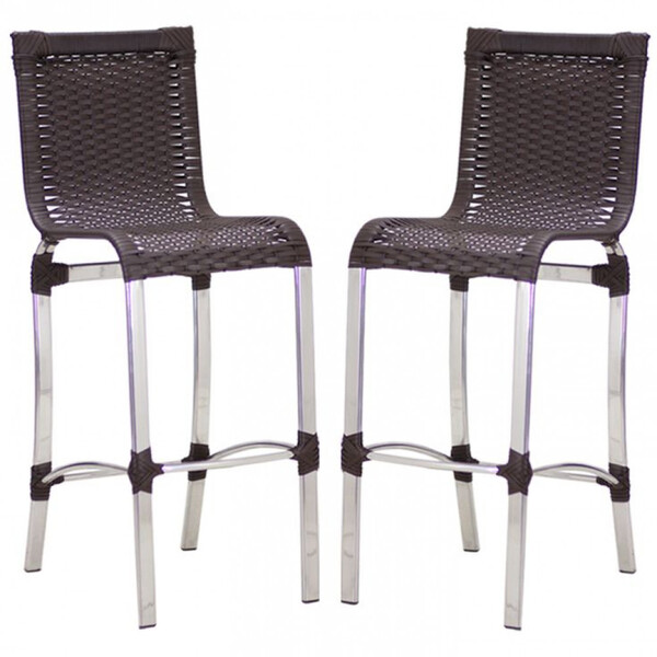 2 Banqueta Haiti Em Alumínio Balcão, Edícula E Cozinha Trama