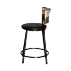 2 Banquetas Baixas Para Cozinha Ratan Hawai Cappuccino Premiu