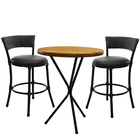 2 Banquetas Forts Baixa Fibra Cor Preto Aço Carbono Pintura E