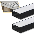 2 Barras Perfil De Led 20x10mm Sobrepor Alumínio Slim 1m