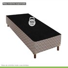 2 Bases Box Solteiro Galaxy 42x88x188cm com Kit Com 2 Colchõe