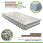 2 Bases Box Solteiro Galaxy 42x88x188cm com Kit Com 2 Colchõe