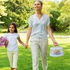 2 Boleiras Brancas Plásticas Tampa Alça Prato Para Bolo 28cm