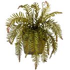 2 Buquês De Samambaia Artificial Com Toque Real Para Decoraçã