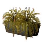 2 Buquês De Samambaia Artificial Com Toque Real Para Decoraçã