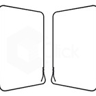 2 Cabideiro Para Casacos 130 Cm