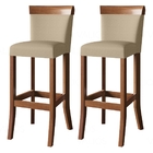 2 Cadeira Alta Bancada Banqueta Banco Alto Area Gourmet Luxo