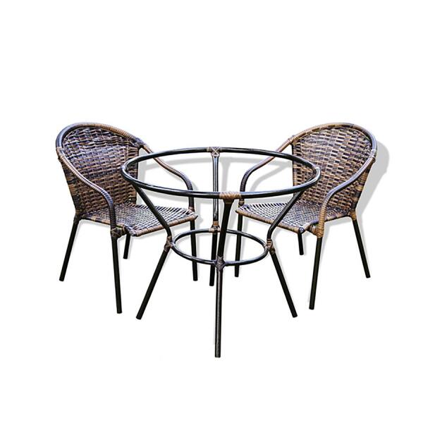 2 Cadeiras + Mesa Biquíni -(sem Tampo)  Edicula, Varanda, Chu