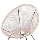 2 Cadeiras Acapulco Cordas Pvc Fendi 85cm