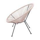 2 Cadeiras Acapulco Cordas Pvc Fendi 85cm