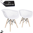 2 Cadeiras Área De Espera Clássica